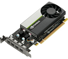 PNY Nvidia Quadro T1000 / Nvidia Quadro T1000 4 GB / 4 GB GDDR6 / PCIe x16 3.0 / 4X Mini DP / 50 W