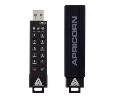 Apricorn Aegis Secure Key 3NX 8 GB / Flash Disk / 256-it AES-Verschlüsselung / USB 3.0 / IP67 / FIPS 140-2 Level 3 