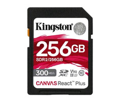 Kingston Canvas React PLUS SDXC 256 GB / UHS-II V90 / U3 / Klasse 10