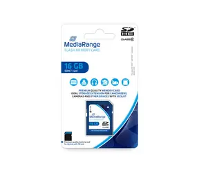 MediaRange SDHC 16 GB / Klasse 10 / R: 45 MB/s / Schreiben: 15 MB/s 