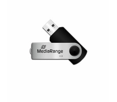 MediaRange MR908 8GB Silber / Flash Disk / USB-A 2.0 / Lesen: 17MBs / Schreiben: 4MBs