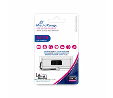 MediaRange MR917 64 GB Silber / Flash Disk / USB-A 3.0 / Lesen: 80 MB / Schreiben: 25 MB