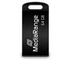 MediaRange MR923 64 GB schwarz / Flash Disk / USB-A 2.0 / Lesen: 15 MB / Schreiben: 5 MB