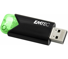EMTEC B110 Click Easy 64GB grün / Flash Disk / USB 3.0 / R: 20MBs / W: 10MBs