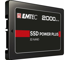 EMTEC X150 SSD Power PLUS 2 TB / SSD / 2,5 Zoll / SATA 3 / R: 550 MB / B: 530 MB / IOPS: 99.000 90.000 