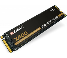 EMTEC X400 SSD Power Pro 2 TB / SSD / M.2 2280 / PCIe 4.0 x4 / R: 4700 MB/s / W: 3400 MB/s / IOPS: 350K 600K / TLC