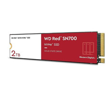WD RED SN700 2 TB / M.2 2280 / NVMe PCI-E 3.0 x4 / RW: 3400 & 2900 MBit/s / MTTF: 1,75 / 5 Jahre