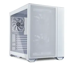 Lian Li O11 Air Mini weiß / E-ATX / Ohne Netzteil / 2x USB-A 3.0 + 1x USB-C 3.1 / transparente Seite