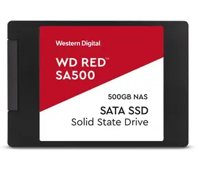 WD Red SA500 500 GB / 2,5 Zoll / SATA III / R: 560 MBit/s / W: 530 MBit/s / IOPS RW 95.000 85.000 / MTBF: 2 Mio. / 5 Jahre