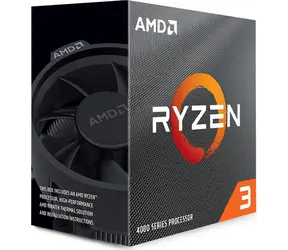 AMD RYZEN 3 4100 bei 3,8 GHz / Turbo 4,0 GHz / 4C8T / 256 kB L1 2 MB L2 4 MB L3 / AM4 / Zen2 - Renoir / 65 W
