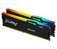 Kingston Fury Beast Schwarz RGB 16 GB (2 x 8 GB) DDR5 5600 MHz / CL40 / DIMM / ECC / XMP
