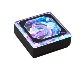 Alphacool Eisblock XPX Aurora Edge - Acryl Black DRGB schwarz / CPU-Wasserblock