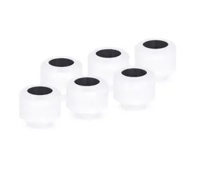 Alphacool Eiszapfen PRO 13mm HardTube Anschluss G1/4" Sixpack weiß / 6Stk