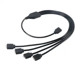 Akasa AK-CBLD04-50BK RGB 4pin Splitter schwarz 