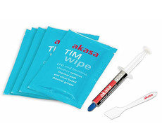 Akasa TIM Wipe Kit / Wärmeleitpaste + Reinigungstuch / 5g