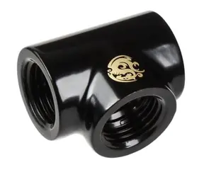 BitsPower T-Verteiler 3x G1/4" (IG) mattschwarz