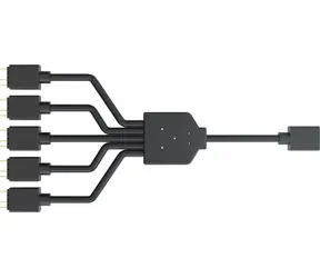 Cooler Master ARGB 5-Wege-Splitterkabel schwarz