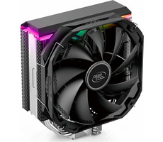 DEEPCOOL AS500 ARGB schwarz / Universeller CPU-Kühler / 140 mm / 5x Heapipe