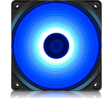 DEEPCOOL RF120B Klare / blaue LED / 120 mm / 48,9 CFM / 21,9 dB bei 1300 U/min