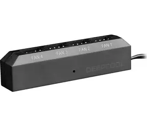 DEEPCOOL FH-04 Lüfternabe schwarz / 4 PWM-Anschlüsse