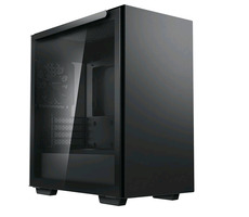 DEEPCOOL MACUBE 110 schwarz / Micro-ATX / 2xUSB 3.0 / 1x 120 mm / ohne Netzteil / transparente Seite 