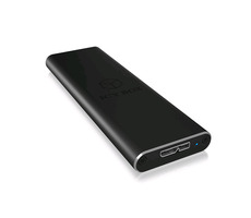 Icy Box IB-183M2 schwarz / Externe Box für M.2 SATA SSD / M.2 2230 & 2242 & 2260 & 2280 / USB Micro-B & M.2 SATA B-Key
