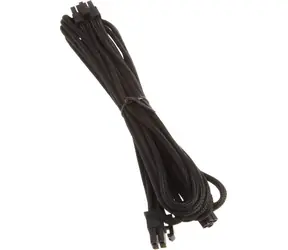 Silverstone 4+4 ATX/EPS-Kabel 55 cm schwarz / für Silverstone modulare Quellen