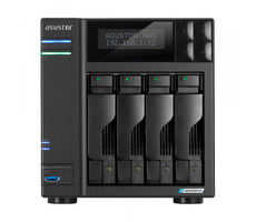 Asustor Lockerstor 4 Gen2-AS6704T / 4X 3,5" SATA / 4X M.2 NVMe / Celeron N5105 2,0GHz / 4GB RAM / 8GB eMMC / 2x 2,5GLAN