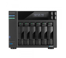 Asustor Lockerstor 6 Gen2-AS6706T / 6x 3,5" SATA / 4X M.2 NVMe / Celeron N5105 2,0GHz / 8GB RAM / 8GB eMMC / 2x 2,5GLAN