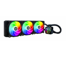 Silverstone Permafrost PF360-ARGB V2 schwarz / 3x 120 mm / 35,6 dB bei 2200 U/min / Intel & AMD / Endverkauf