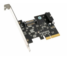 Silverstone ECU04-E PCIe-Karte / 1x interner 19-Pin USB 3.1