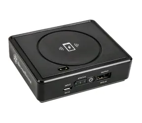 Silverstone QIB052 Powerbank mit Qi-Aufladung schwarz