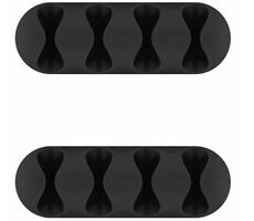 MicroConnect 4-Slot Kabelorganizer 2 Stück schwarz