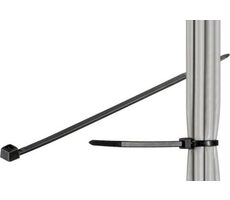 MicroConnect Kabelbinder 280 x 4,8 mm schwarz / 100 Stück