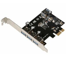 MicroConnect 3+1x USB3.0 PCIe VL805 v2 / PCIe-Erweiterungskarte / 4X USB3.0