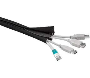 MicroConnect Cablesock mit Klettverschluss 1,8m schwarz