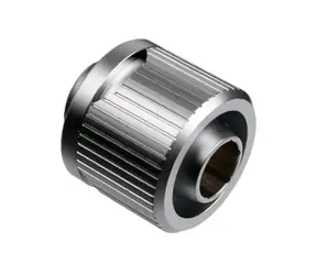 EKWB EK- Quantum Torque HDC 12 - Satiniertes Titan / G1|4" auf 12 mm Außendurchmesser / satiniert