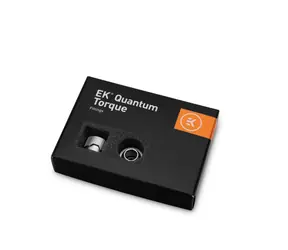 EKWB EK- Quantum Torque 6er-Pack HDC 12 - Satiniertes Titan / G1|4" auf 12 mm Außendurchmesser / satiniert / 6 Stück
