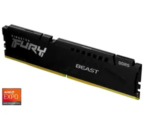 Kingston Fury Beast Schwarz 16 GB (1 x 16 GB) DDR5 5600 MHz EXPO / CL36 / DIMM / On-Die ECC / XMP 3.0 / EXPO 1.0 / 1,25 V