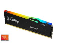 Kingston Fury Beast RGB 16 GB (1 x 16 GB) DDR5 5600 MHz EXPO / CL36 / DIMM / On-Die ECC / XMP 3.0 / EXPO 1.0 / RGB / 1,25 V