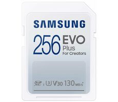 Samsung EVO PLUS SDXC 256 GB / Klasse 10 / U1 / liest bis zu 130 MB / geeignet für 4K 