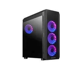 Chieftec GL-04B-OP Scorpion 4 Midi Tower schwarz / ATX, Micro ATX, Mini ITX / Ohne Netzteil / CPU-Backplate-Loch 