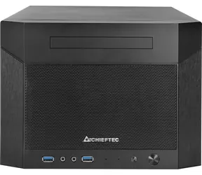 Chieftec CN-01B-OP Cube Tower schwarz / Mini ITX / Ohne Netzteil 