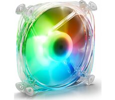 Sharkoon SHARK Disc weiß / Lüfter / 120 mm / 17,5 dBA / RGB