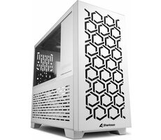 Sharkoon MS-Y1000 weiß / ATX / 2x USB 3.0 / 4X 120 mm / Ohne Netzteil / transparente Seite