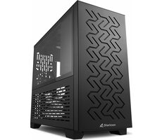 Sharkoon MS-Z1000 schwarz / ATX / 2x USB 3.0 / 4X 120 mm / Ohne Netzteil / transparente Seite