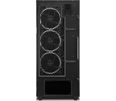 Sharkoon REV300 schwarz / ATX / 2x USB 2.0 / 2x USB 3.0 / 1x USB-C / 7x 120mm / Ohne Netzteil / transparente Seite