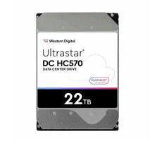 WD Ultrastar HC570 22 TB / Festplatte / 3,5 Zoll SATA III / 7.200 U/min / 512 MB Cache / 5 Jahre
