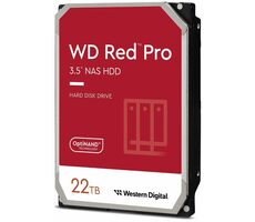 WD Red 22 TB / HDD / 3,5" SATA III / 7.200 U/min / 512 MB Cache / für NAS / 5 Jahre