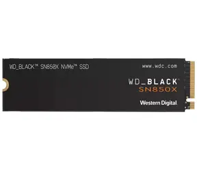 WD Black SN850X 1 TB / M.2 SSD 2280 / NVMe PCIe 4.0 4X / TLC / Lesen: 7300 MB / Schreiben: 6300 MB / 5 Jahre